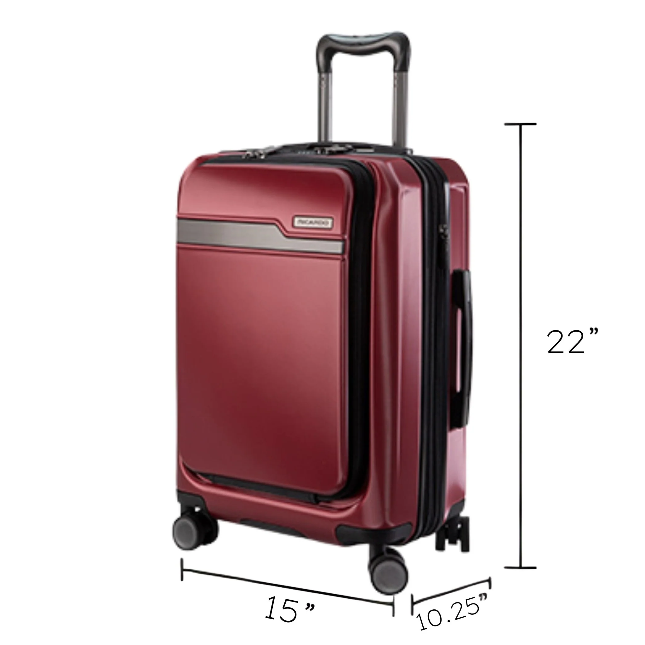 Brentwood Hardside FastAccess Front Opening Carry-On Expandable Spinner - Image 47